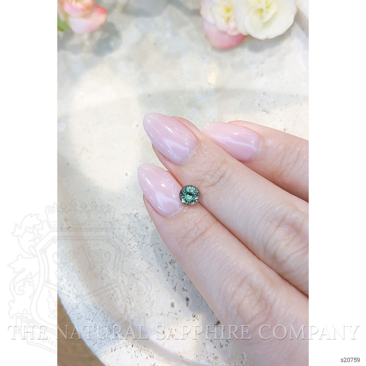 0.79 Ct. Bluish Green Sapphire from Montana