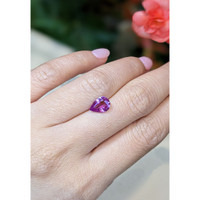 1.58 Ct. Purple Sapphire from Ceylon (Sri Lanka) Life Style