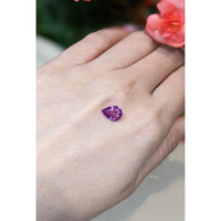 1.58 Ct. Purple Sapphire from Ceylon (Sri Lanka) Life Style