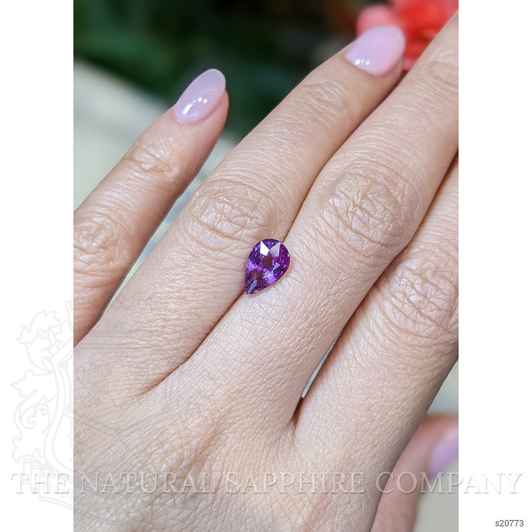 1.60 Ct. Purple Sapphire from Ceylon (Sri Lanka)