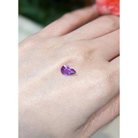 1.60 Ct. Purple Sapphire from Ceylon (Sri Lanka) Life Style