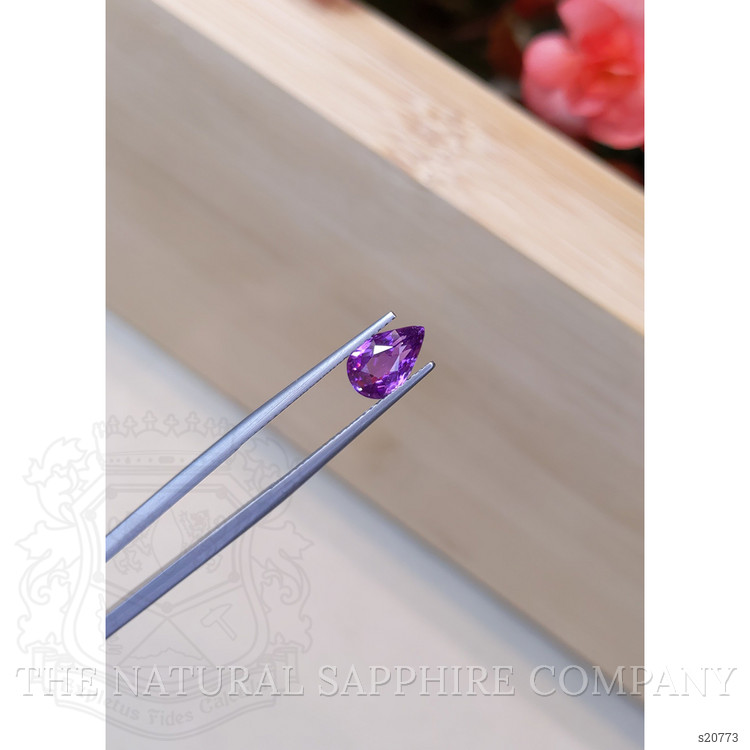 1.60 Ct. Purple Sapphire from Ceylon (Sri Lanka)