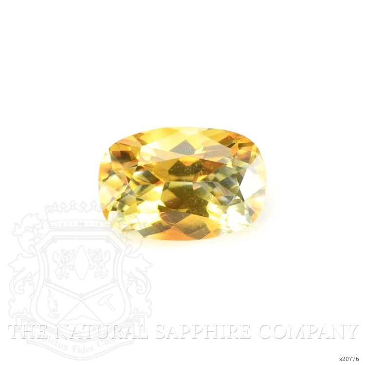 0.89 Ct. Orangish Yellow Sapphire from Montana