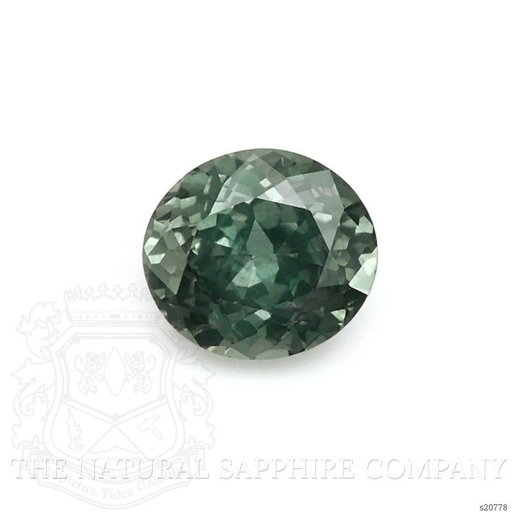 0.90 Ct. Green Sapphire from Montana