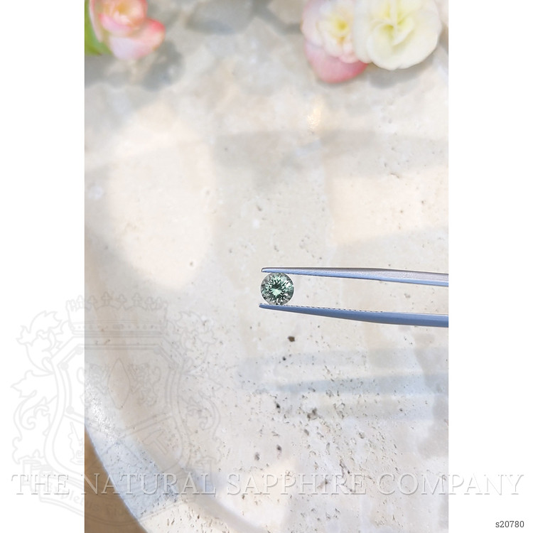 0.91 Ct. Green Sapphire from Montana