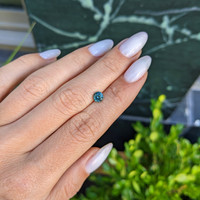 0.91 Ct. Green Sapphire from Montana Life Style