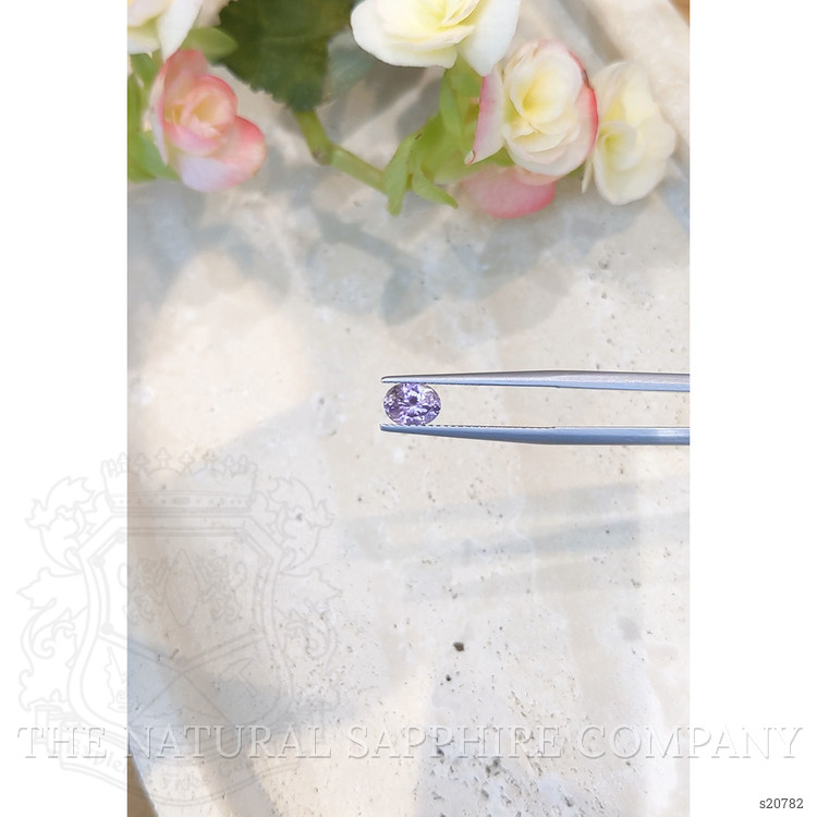 0.91 Ct. Purple Sapphire from Montana