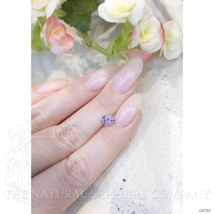 0.91 Ct. Purple Sapphire from Montana