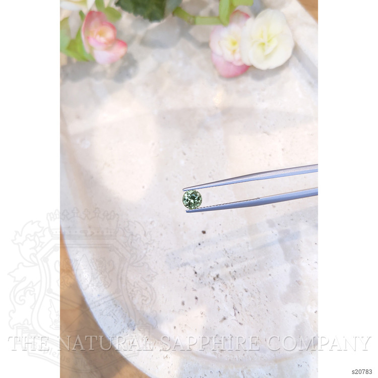 0.92 Ct. Yellowish Green Sapphire from Montana