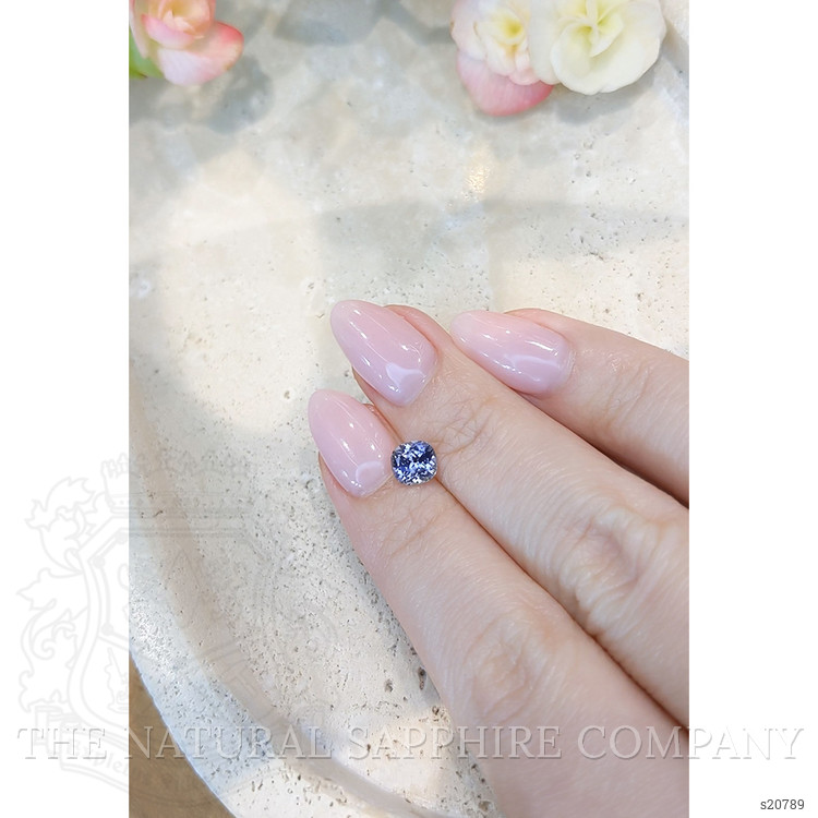 0.92 Ct. Bluish Purple Sapphire from Montana
