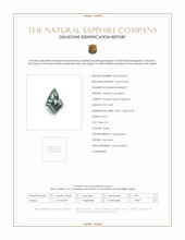 0.93 Ct. Green Sapphire from Montana Scan Report