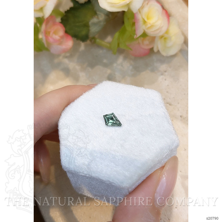 0.93 Ct. Green Sapphire from Montana