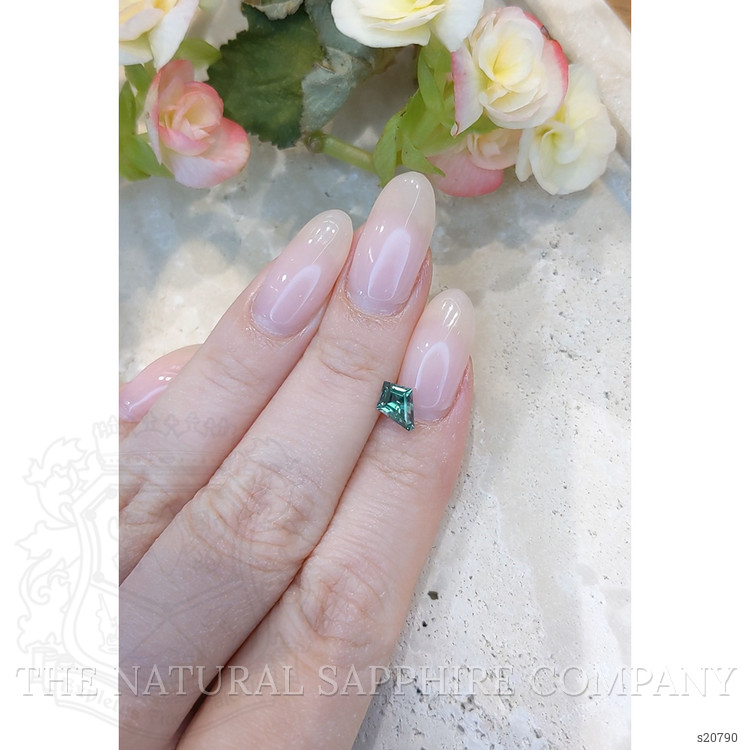 0.93 Ct. Green Sapphire from Montana