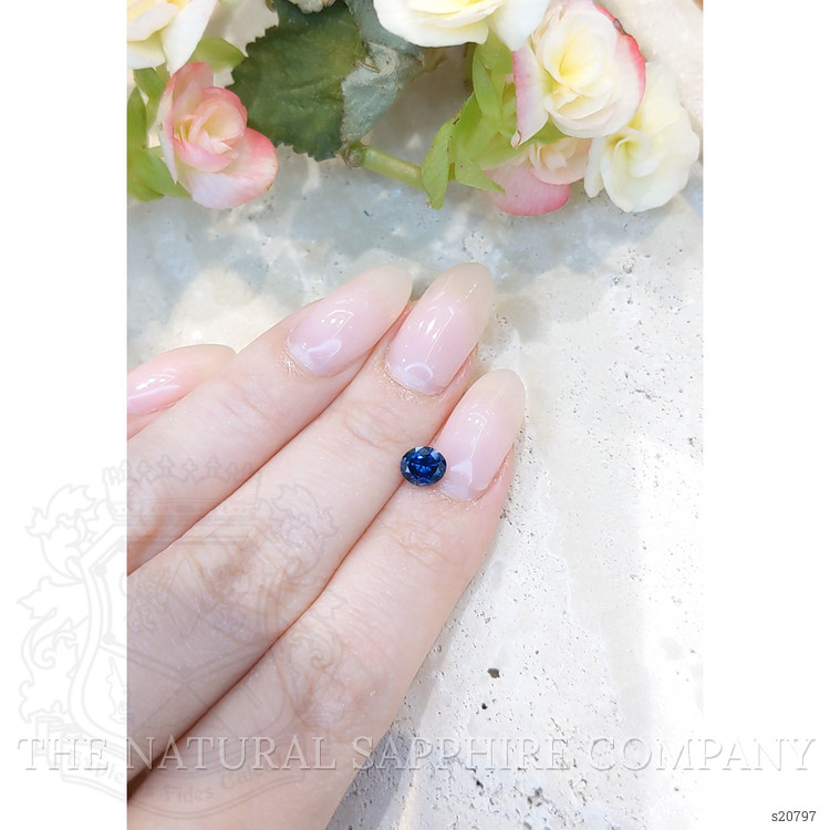 0.94 Ct. Blue Sapphire from Montana