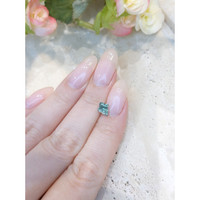 0.97 Ct. Bluish Green Sapphire from Montana Life Style