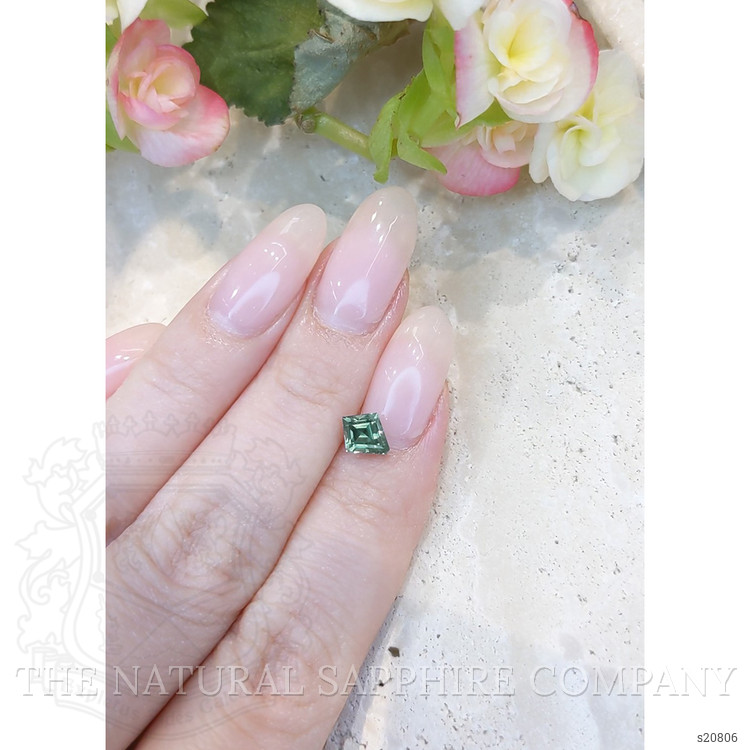 0.97 Ct. Green Sapphire from Montana