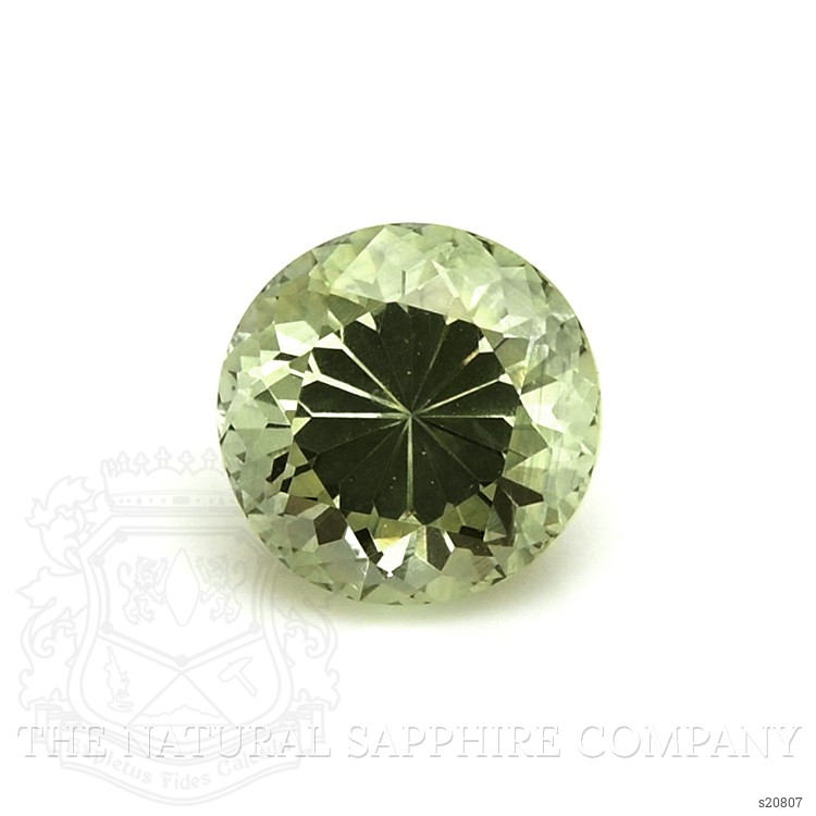 0.97 Ct. Yellowish Green Sapphire from Montana
