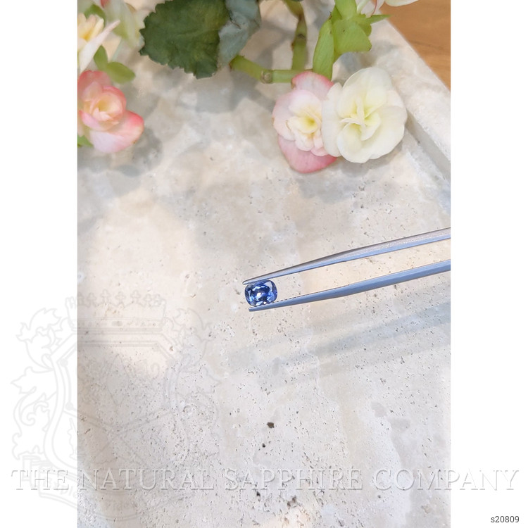 0.98 Ct. Blue Sapphire from Montana