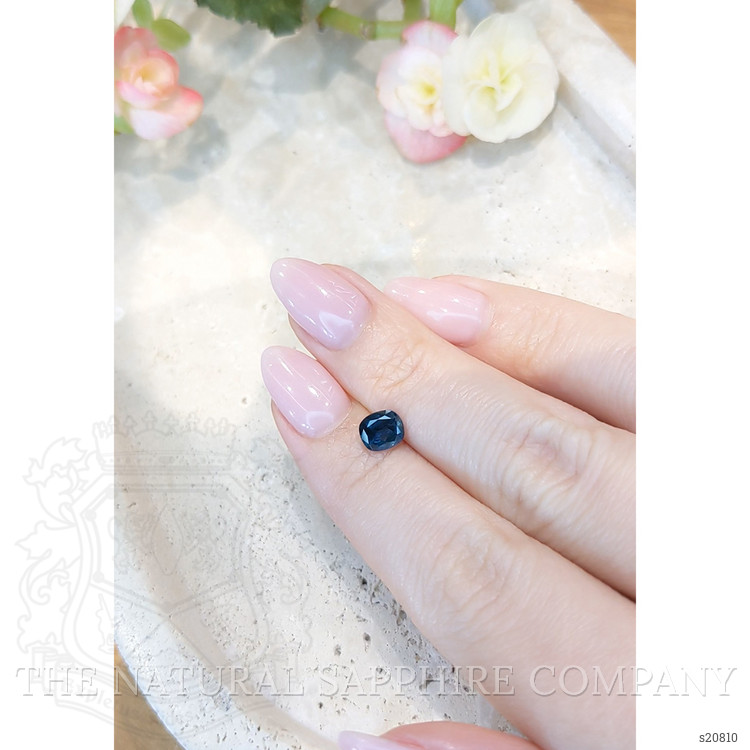 0.98 Ct. Greyish Blue Sapphire from Montana