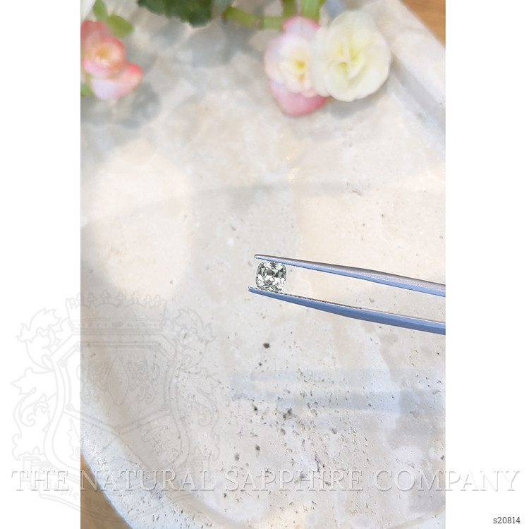 1.00 Ct. Yellowish Green Sapphire from Montana