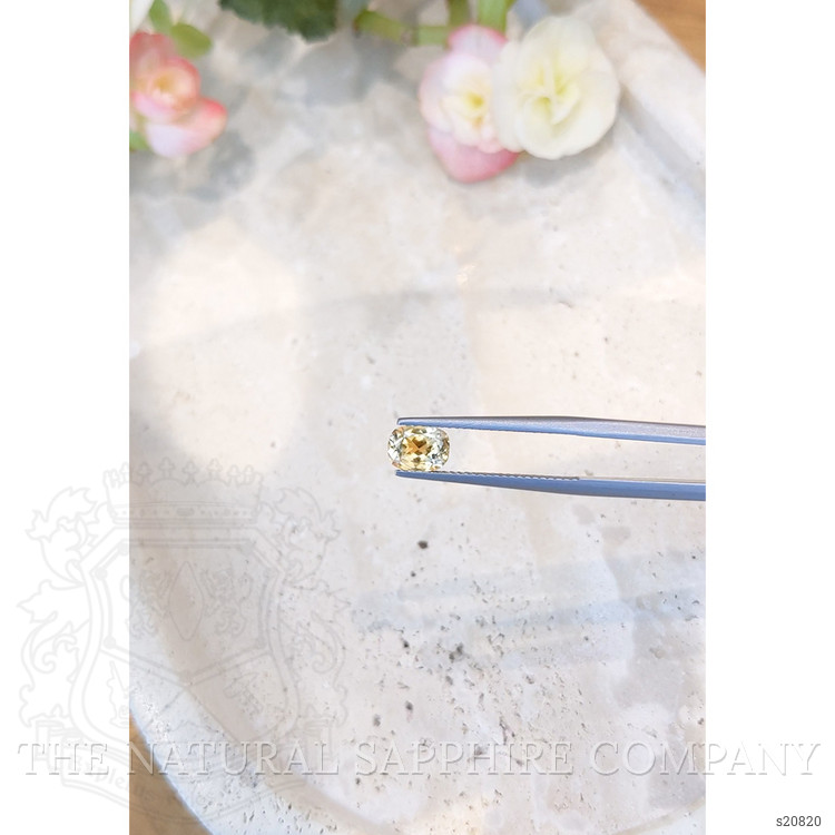 1.10 Ct. Yellowish Orange Sapphire from Montana