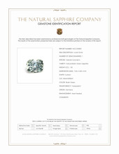 1.35 Ct. Bluish Green Sapphire from Montana Scan Report