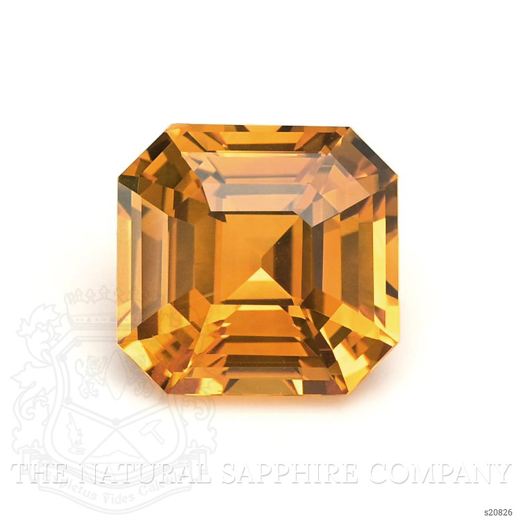 4.03 Ct. Orange Sapphire from Ceylon (Sri Lanka)