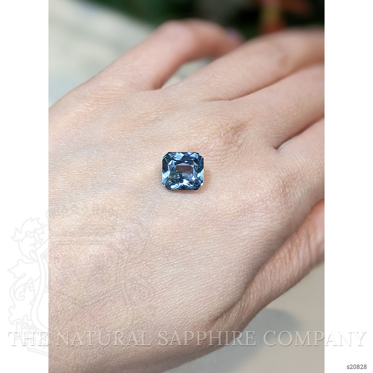 6.02 Ct. Greenish Blue Sapphire from Ceylon (Sri Lanka)