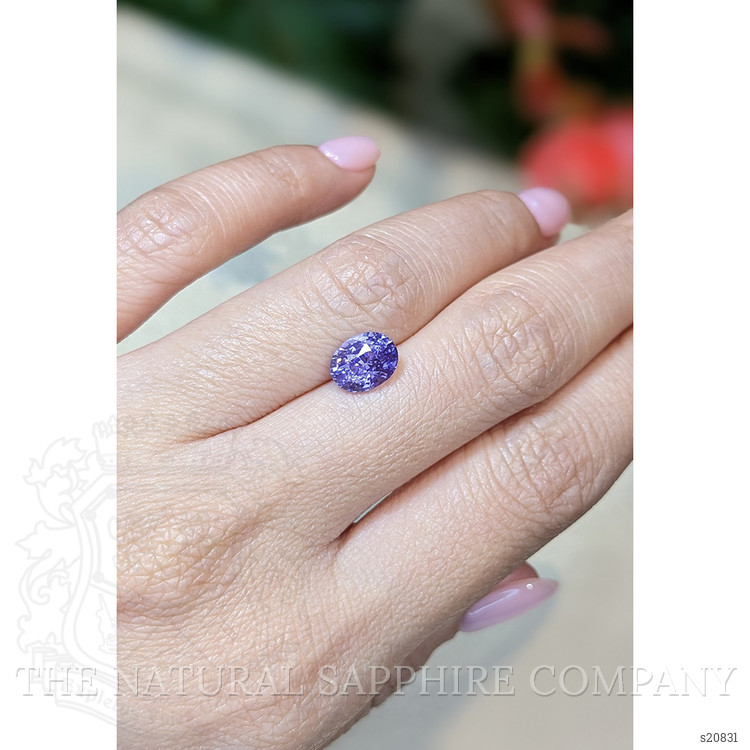 2.17 Ct. Purple Sapphire from Ceylon (Sri Lanka)
