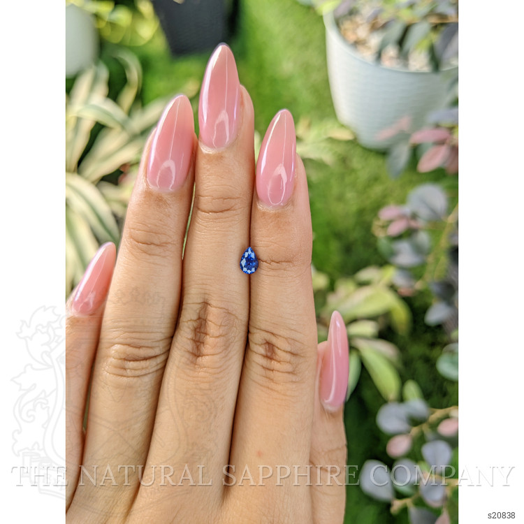 0.53 Ct. Blue Sapphire from Ceylon (Sri Lanka)