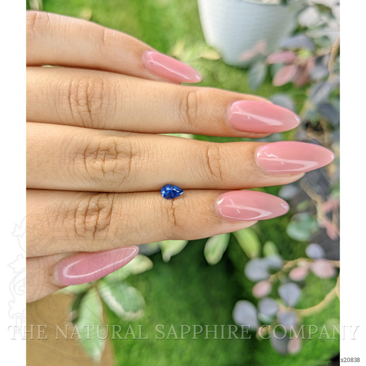 0.53 Ct. Blue Sapphire from Ceylon (Sri Lanka)