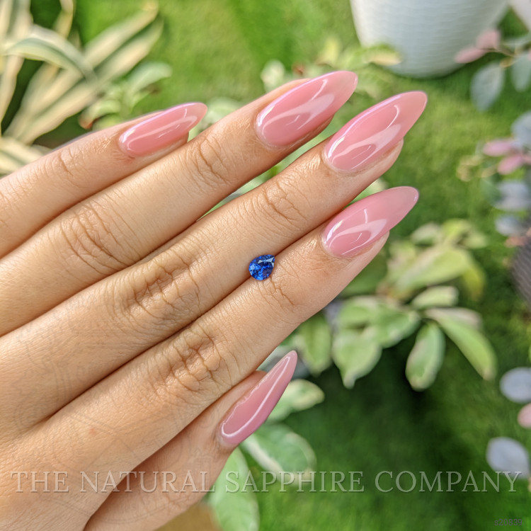 0.43 Ct. Blue Sapphire from Ceylon (Sri Lanka)