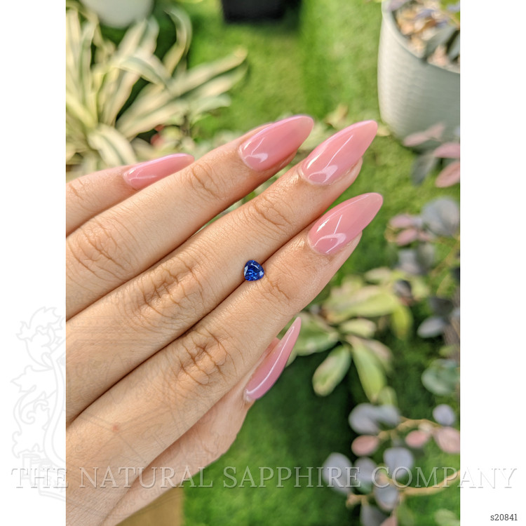 0.36 Ct. Blue Sapphire from Ceylon (Sri Lanka)