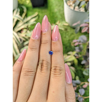 0.36 Ct. Blue Sapphire from Ceylon (Sri Lanka) Life Style