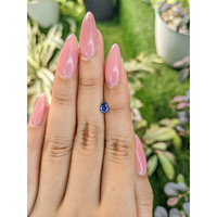 0.39 Ct. Blue Sapphire from Ceylon (Sri Lanka) Life Style