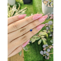 0.43 Ct. Blue Sapphire from Ceylon (Sri Lanka) Life Style