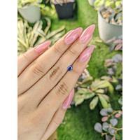 0.38 Ct. Blue Sapphire from Ceylon (Sri Lanka) Life Style