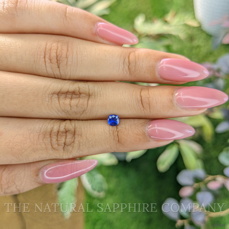 0.35 Ct. Blue Sapphire from Ceylon (Sri Lanka)