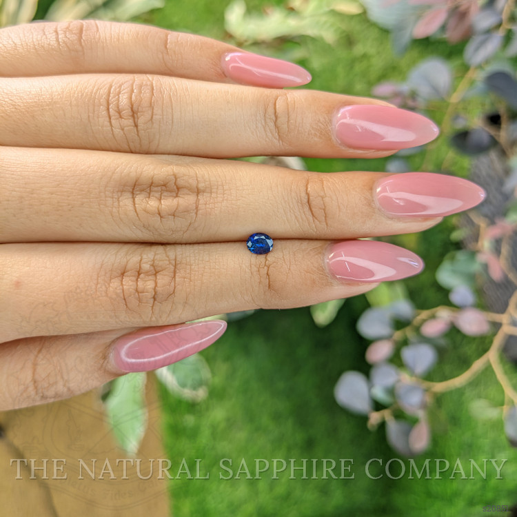 0.37 Ct. Blue Sapphire from Ceylon (Sri Lanka)
