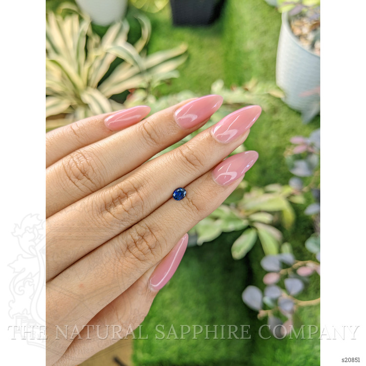 0.37 Ct. Blue Sapphire from Ceylon (Sri Lanka)