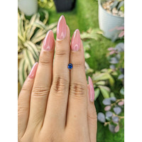 0.37 Ct. Blue Sapphire from Ceylon (Sri Lanka) Life Style