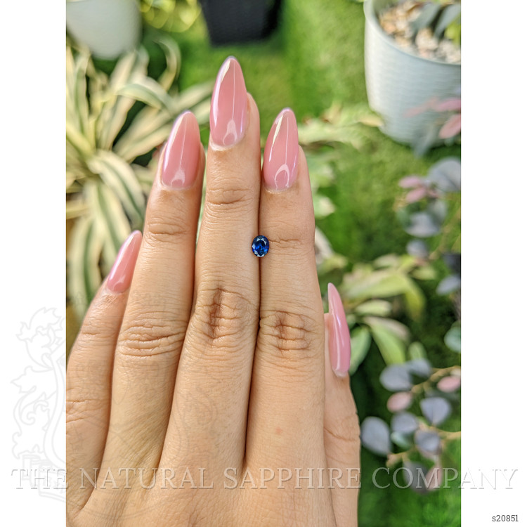 0.37 Ct. Blue Sapphire from Ceylon (Sri Lanka)