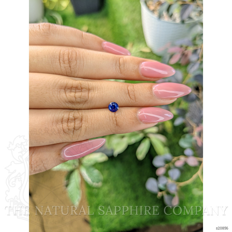 0.78 Ct. Blue Sapphire from Ceylon (Sri Lanka)