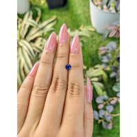 0.78 Ct. Blue Sapphire from Ceylon (Sri Lanka) Life Style