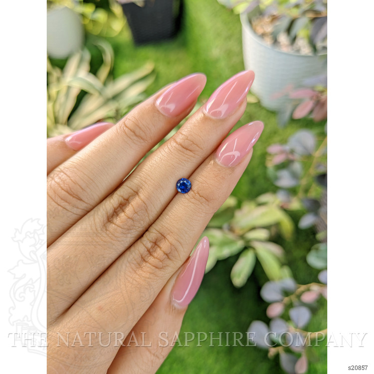 0.40 Ct. Blue Sapphire from Ceylon (Sri Lanka)