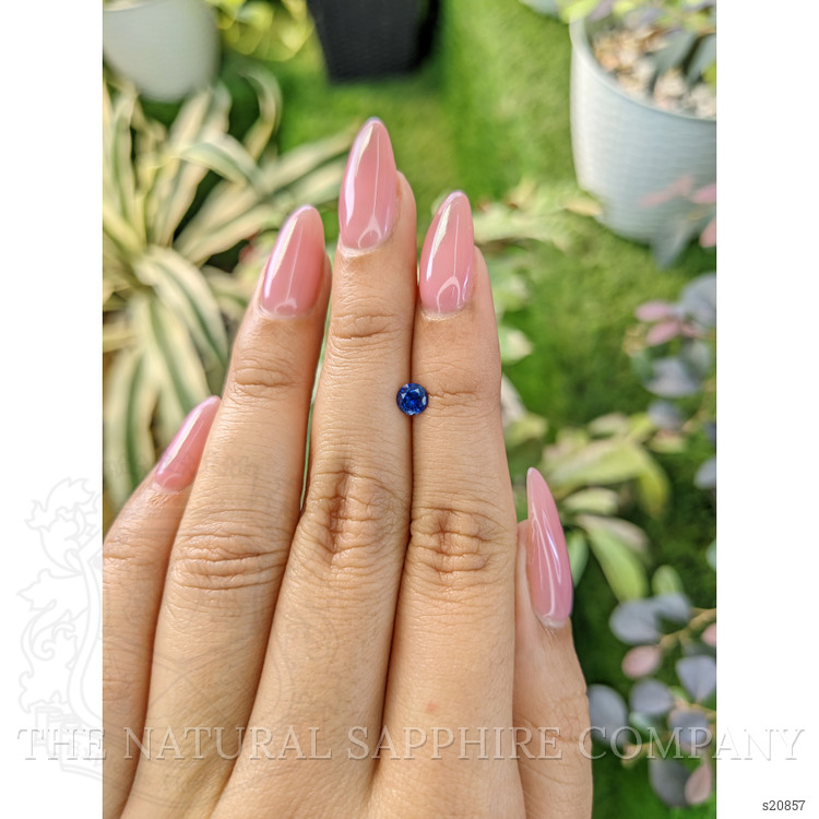 0.40 Ct. Blue Sapphire from Ceylon (Sri Lanka)