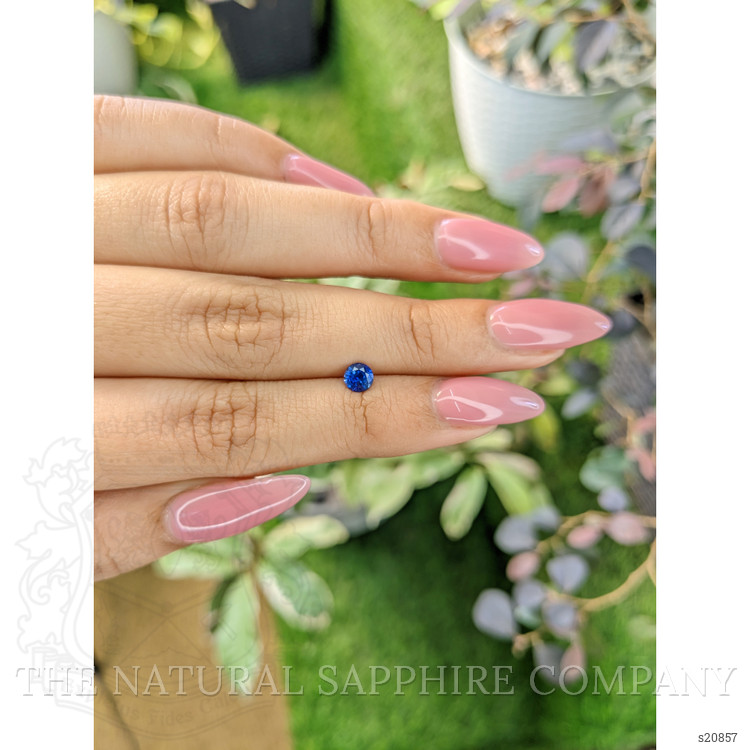 0.40 Ct. Blue Sapphire from Ceylon (Sri Lanka)