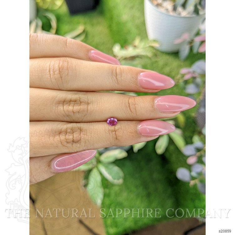 0.42 Ct. Pink Sapphire from Ceylon (Sri Lanka)