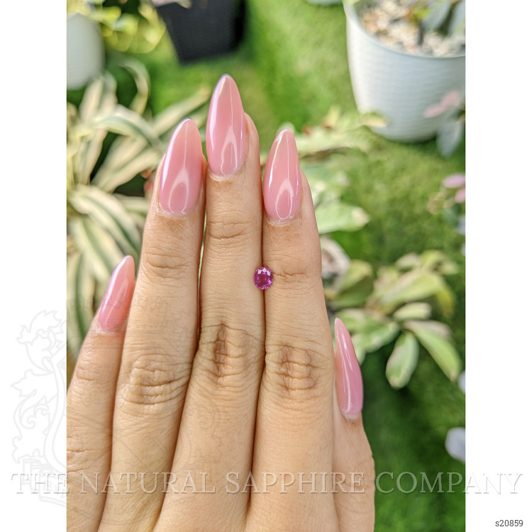 0.42 Ct. Pink Sapphire from Ceylon (Sri Lanka)