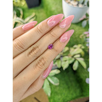 0.70 Ct. Purplish Pink Sapphire from Ceylon (Sri Lanka) Life Style